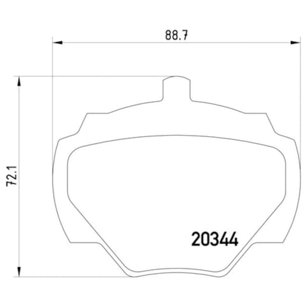 Pagid Brakes Disc Brake Pad, 355005791 355005791 - main